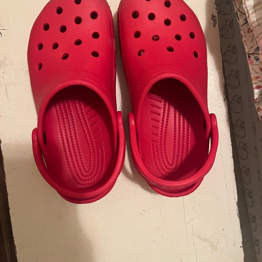 CROCS Women's Red Clogs